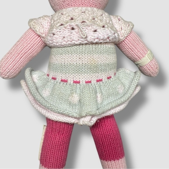 Cuddle and Kind Chole The Bunny Doll Little 13” Handmade Knit - Picture 7 of 10